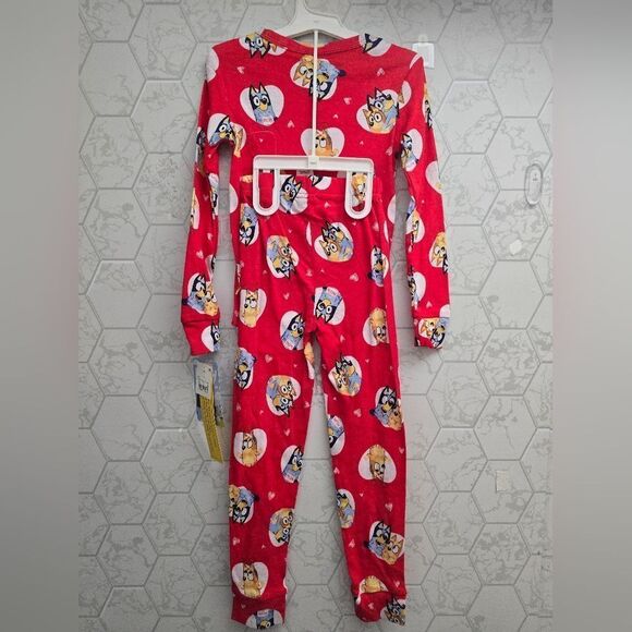 NWT Kids Girl / Boy Spring 2-Piece Bluey & Bingo Pajama Set 100% Cotton - Picture 2 of 9